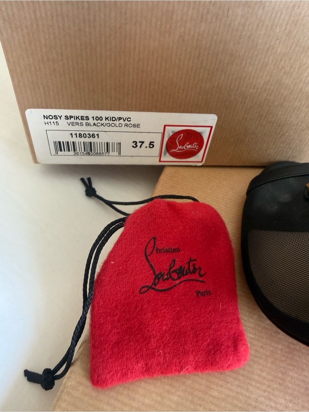 Christian Louboutin Marikate mesh open toe ankle pumps. Super chick!! - Picture 5 of 5